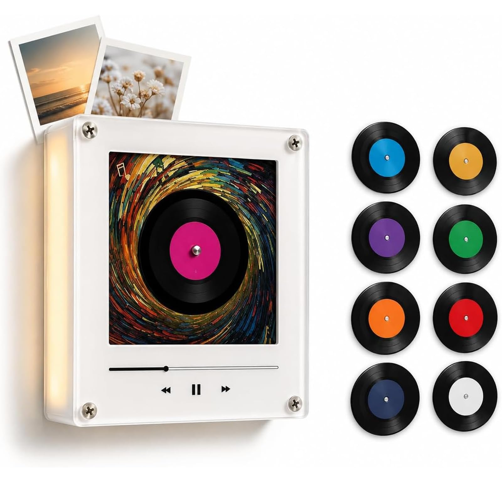 Noël Lecteur de Vinyle réfrigérateur Enregistrement NFC boîte de Musique