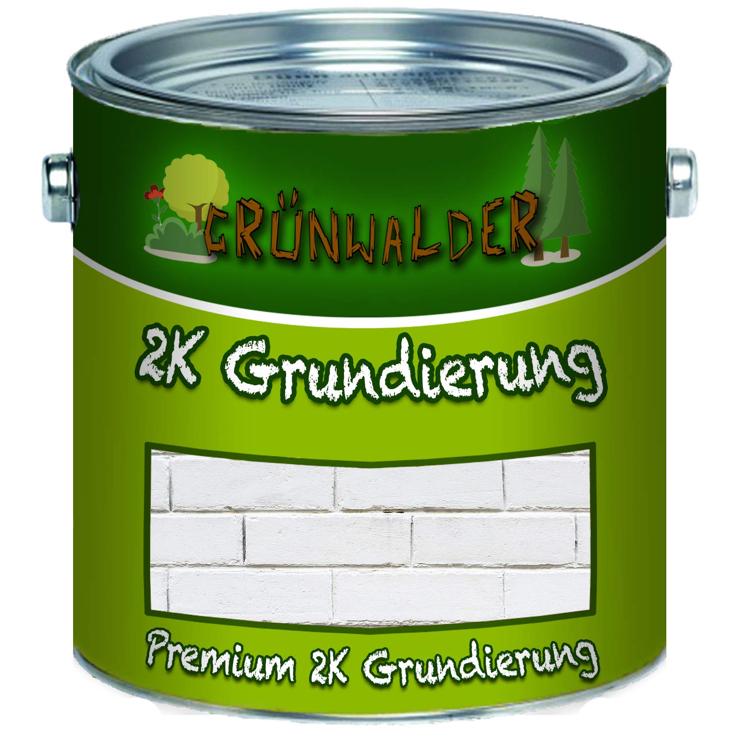 PREMIUM 2-K podkład wraz z utwardzaczem niż zestaw biały, szary, czarny odcień na życzenie możliwy jest (20 l, biały RAL 9010)