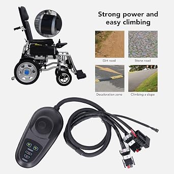 Wheelchair Joystick Controller 24V 50A Electromagnetic Brake