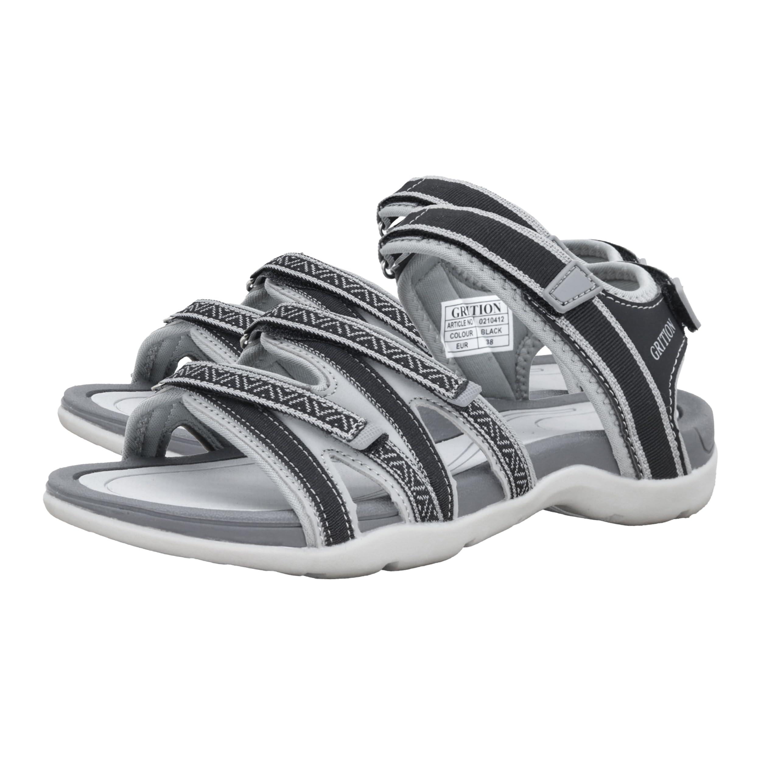 Sandali Sportivi Donna GRITION - Sandali Estivi Trekking E Spiaggia, Comodi, Regolabili E Con Punta Aperta - Foto 2