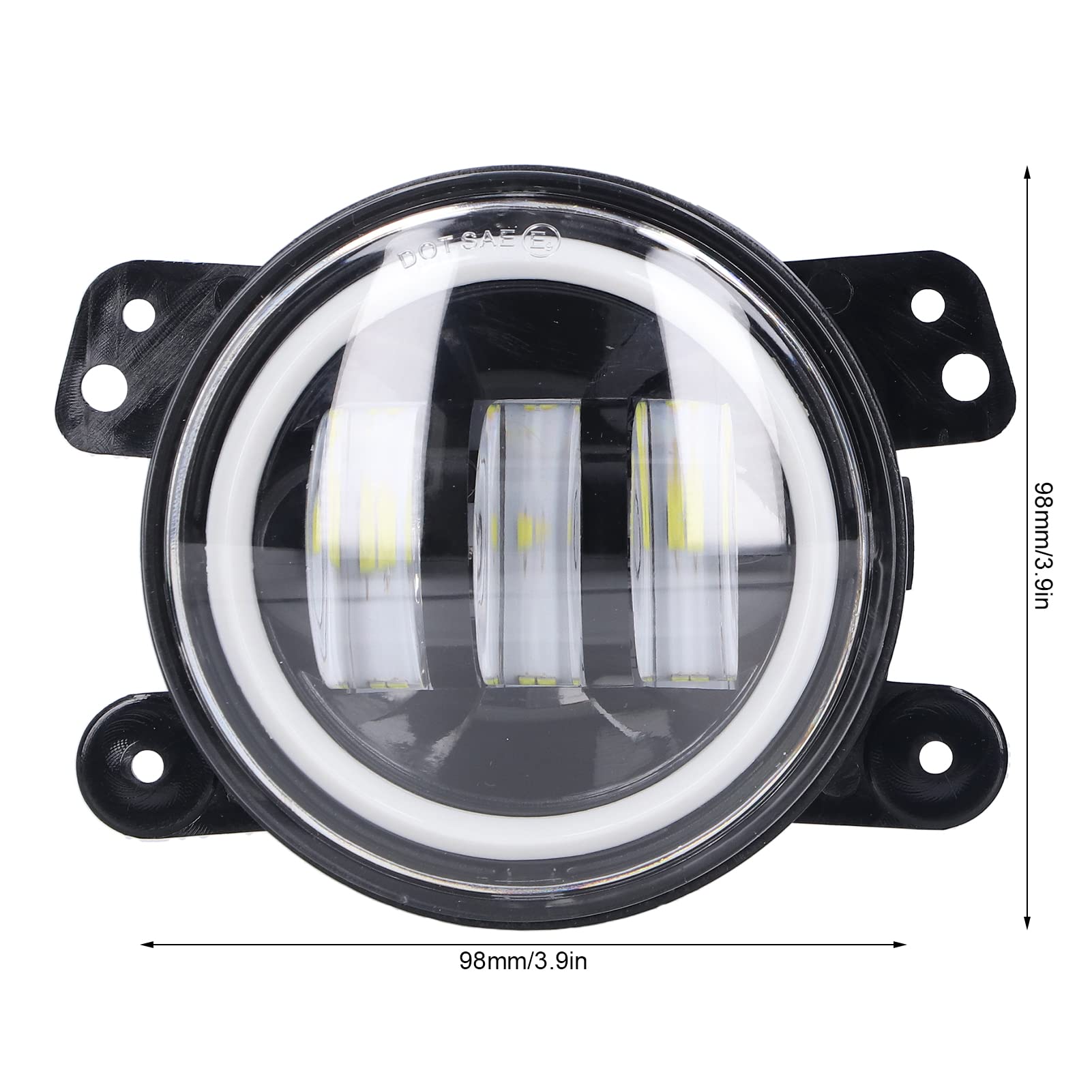 10‑30V Angel Eyes Light 30W 3000LM LED Fendinebbia anteriore per auto, camion, furgone, rimorchio universale Ricambi per automobili