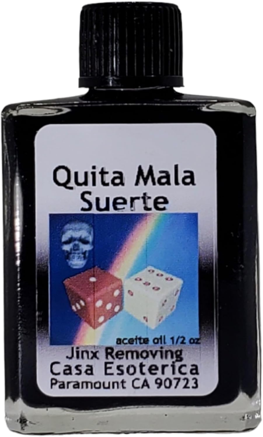Jinx Removing Oil (Quita Mala Suerte Aceite) Jinx Removing Oil - Spiritual Cleansing - Remove Negative Energy & Blockages for Success-0.5 FL OZ (12 Pack)