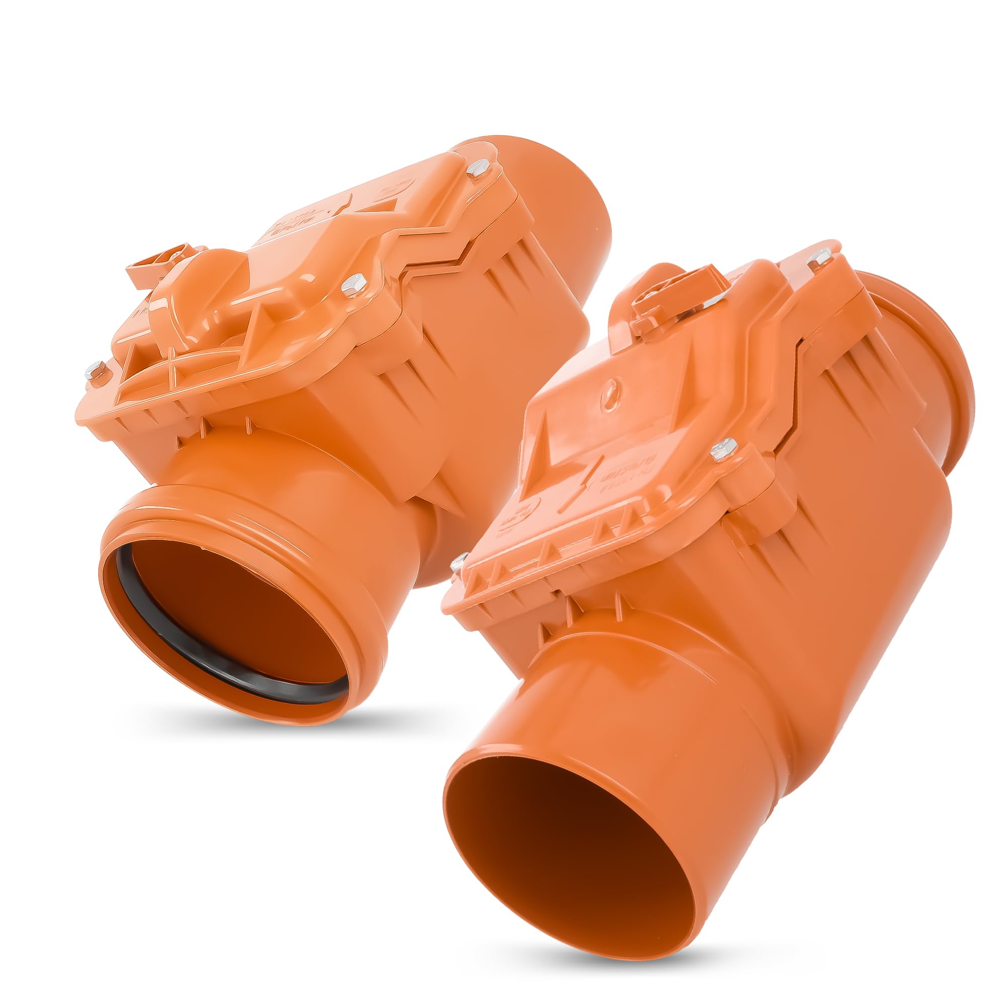 Válvula Antirretorno Diámetro dn 110 PVC de no Retorno Anti-flood con Bloqueable Solapa de Volver