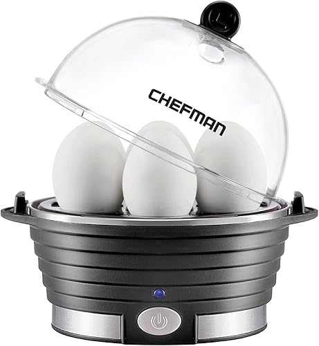 Miniatura 5 de CHEFMAN Freidora de aire digital multifuncional+ asador, deshidratador, horno de convección y cazador rápido de huevos, vaporizador de alimentos y