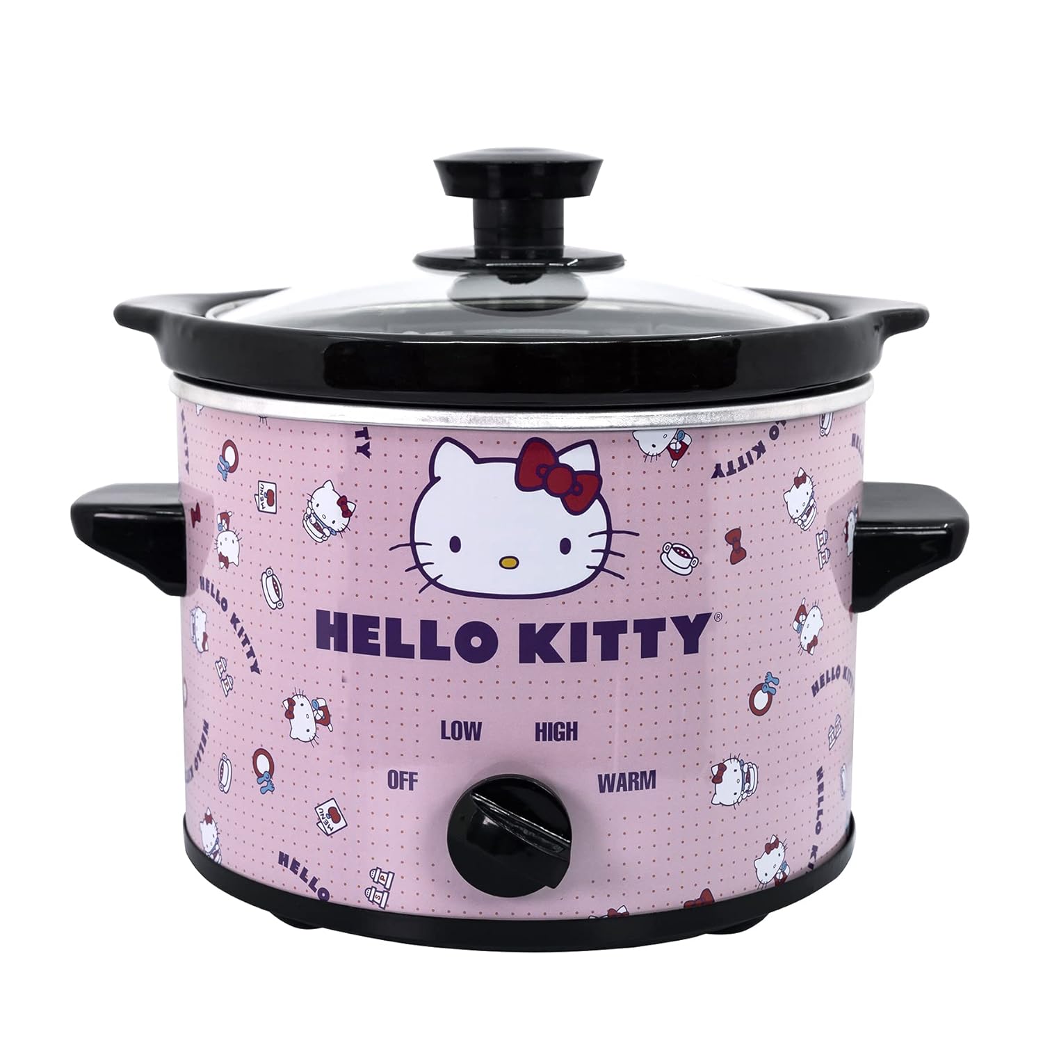 Uncanny Brands Hello Kitty 2qt Slow Cooker - Cook With Your Favorite Sanrio Characters
