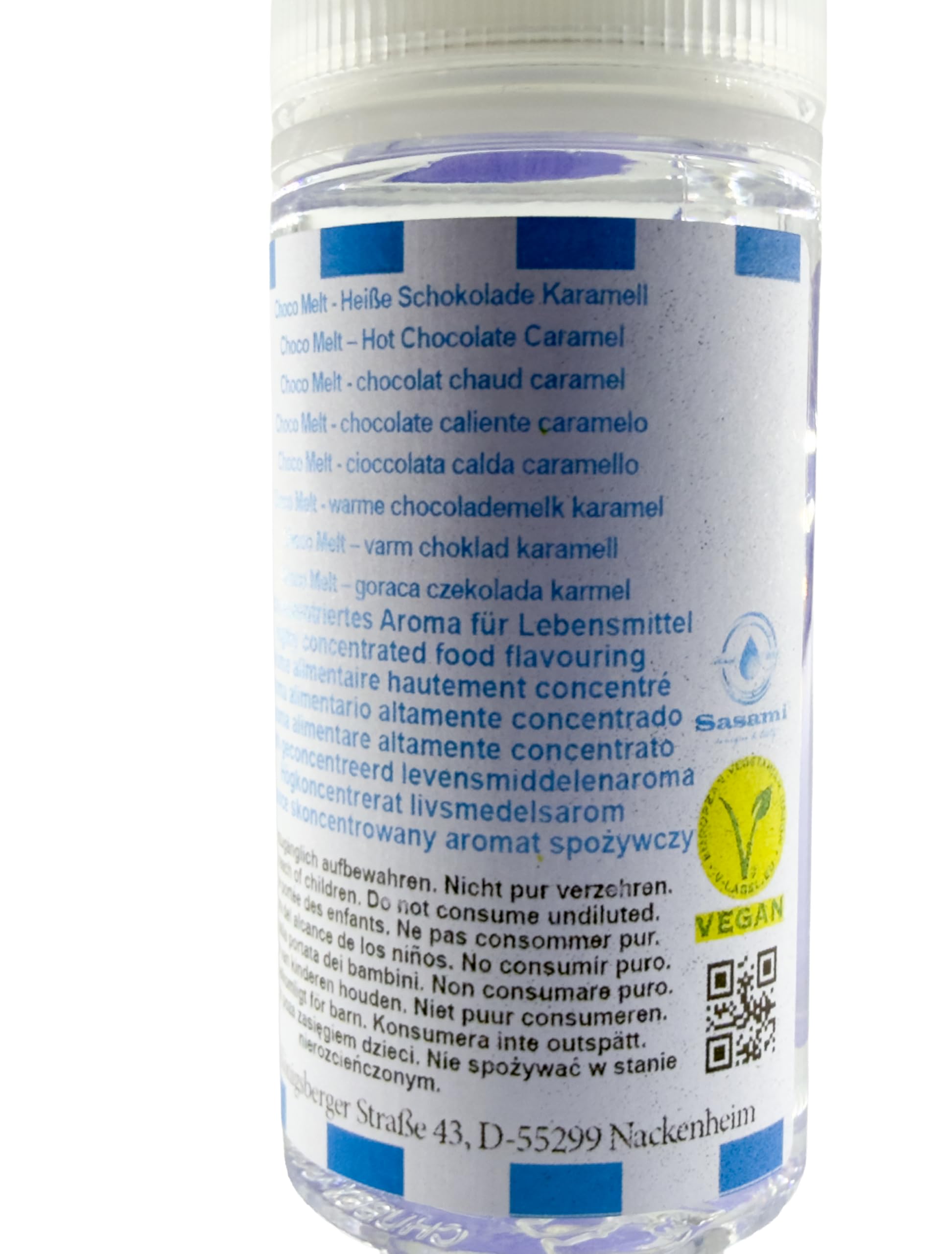 Choco Melt – gorąca czekolada karmel aromat koncentrat – Wegański – Sasami – 100ml