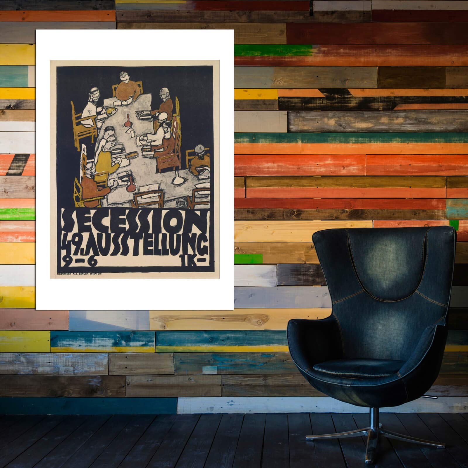 Amazon.de: Spiffing Prints Egon Schiele - Secession 49 Exhibition