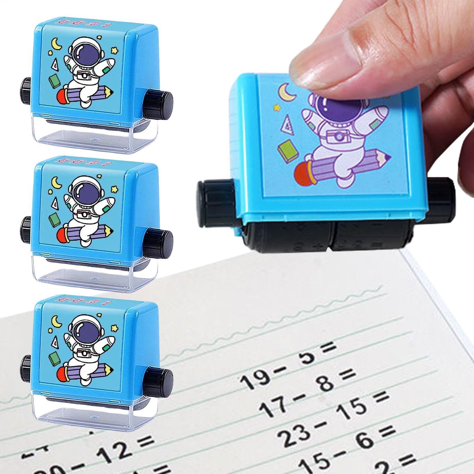 Sello de rodillo de matemáticas para el aula y hogar infantil