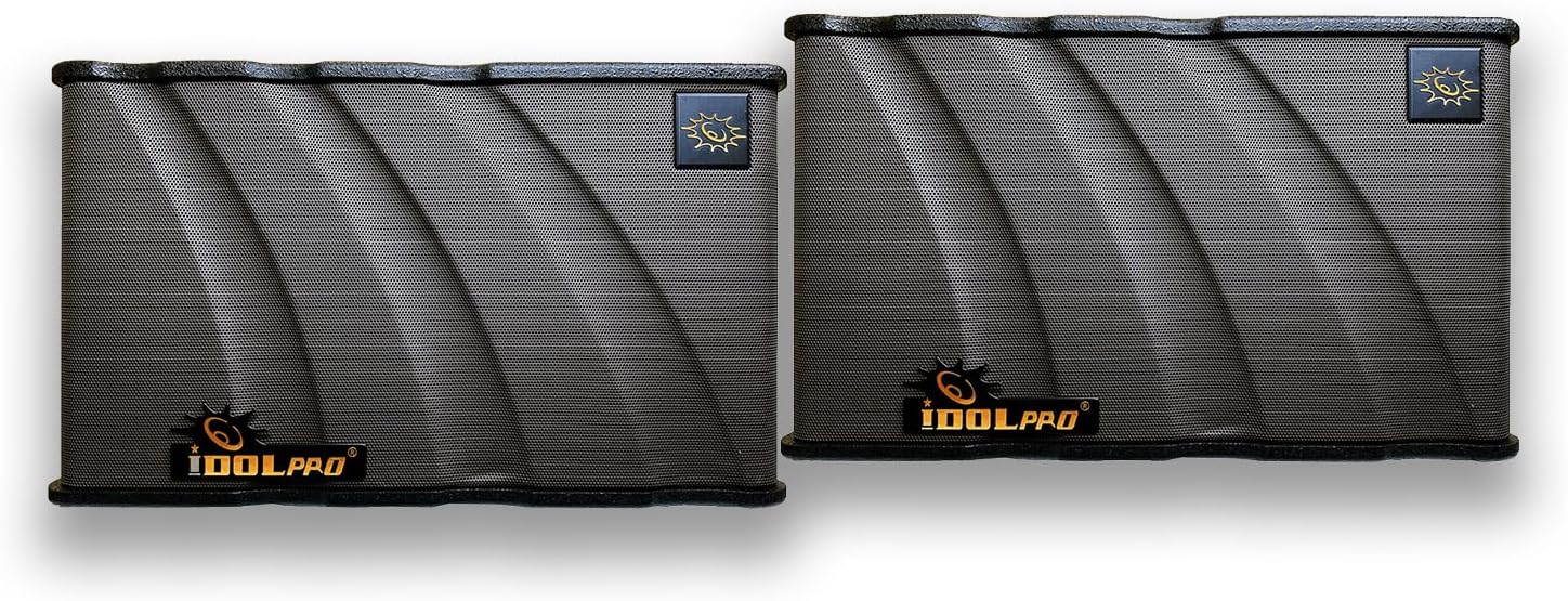 IDOLPRO IPS-680 1000W Professional High Fidelity Vocal Coffee Brown Karaoke Speakers