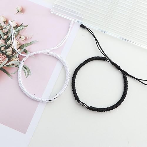 Miniatura 7 de Pulseras a juego para parejas, novio, novia, aniversario, día de San Valentín, regalos para él y ella