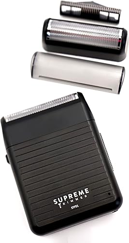 Miniatura 6 de Supreme Trimmer Solo Lite - Afeitadora de aluminio para hombre, maquinilla de afeitar eléctrica recargable + tiempo de funcionamiento de 90 minutos,