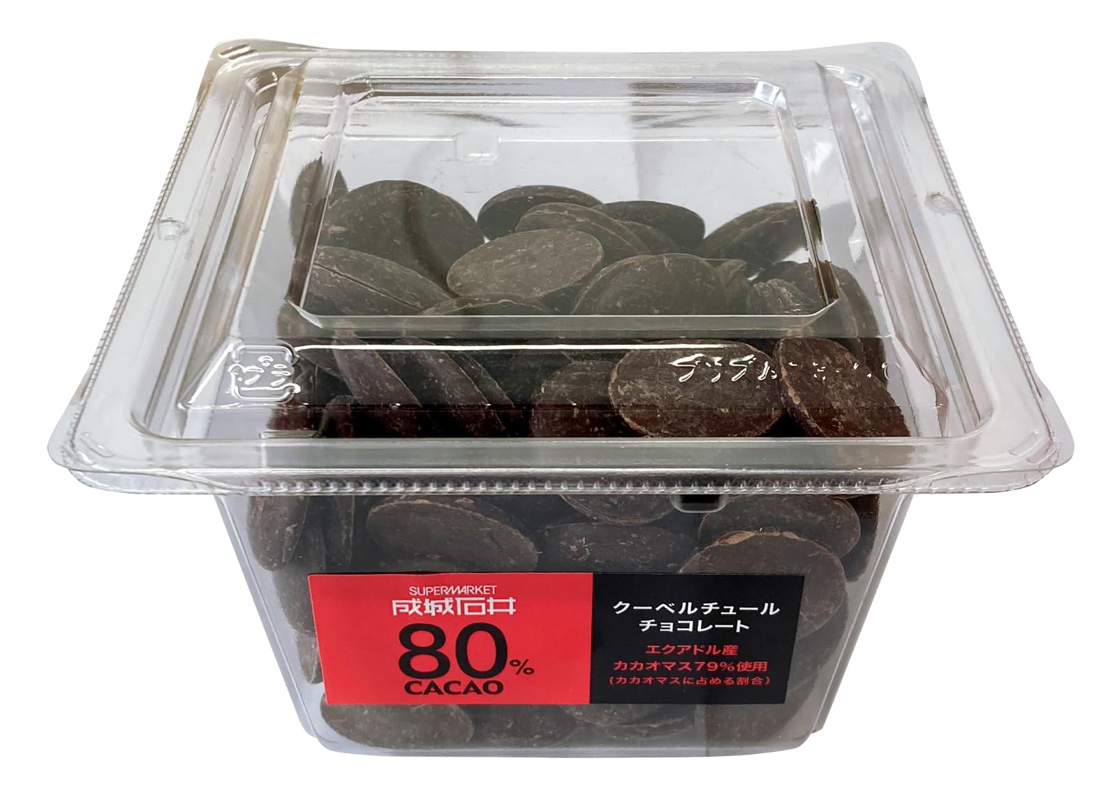 Amazon.co.jp: 成城石井 クーベルチュールカカオ 80% 300g : 食品
