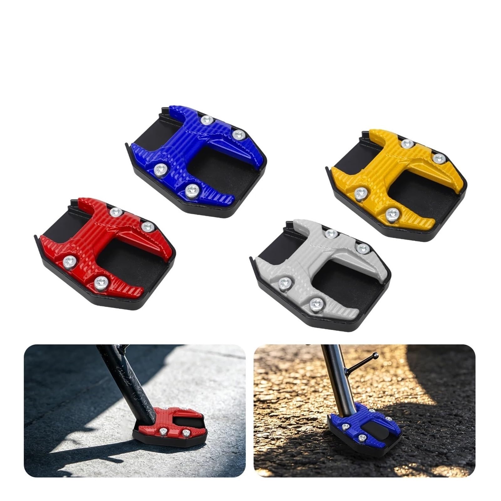 Pie extensor de soporte para bicicletas motocicleta