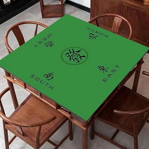 Miniatura 4 de Mahjong Mat, funda antideslizante y de reducción de ruido para mahjong, póker, juegos de cartas, juegos de mesa, tapete antideslizante, 31.5