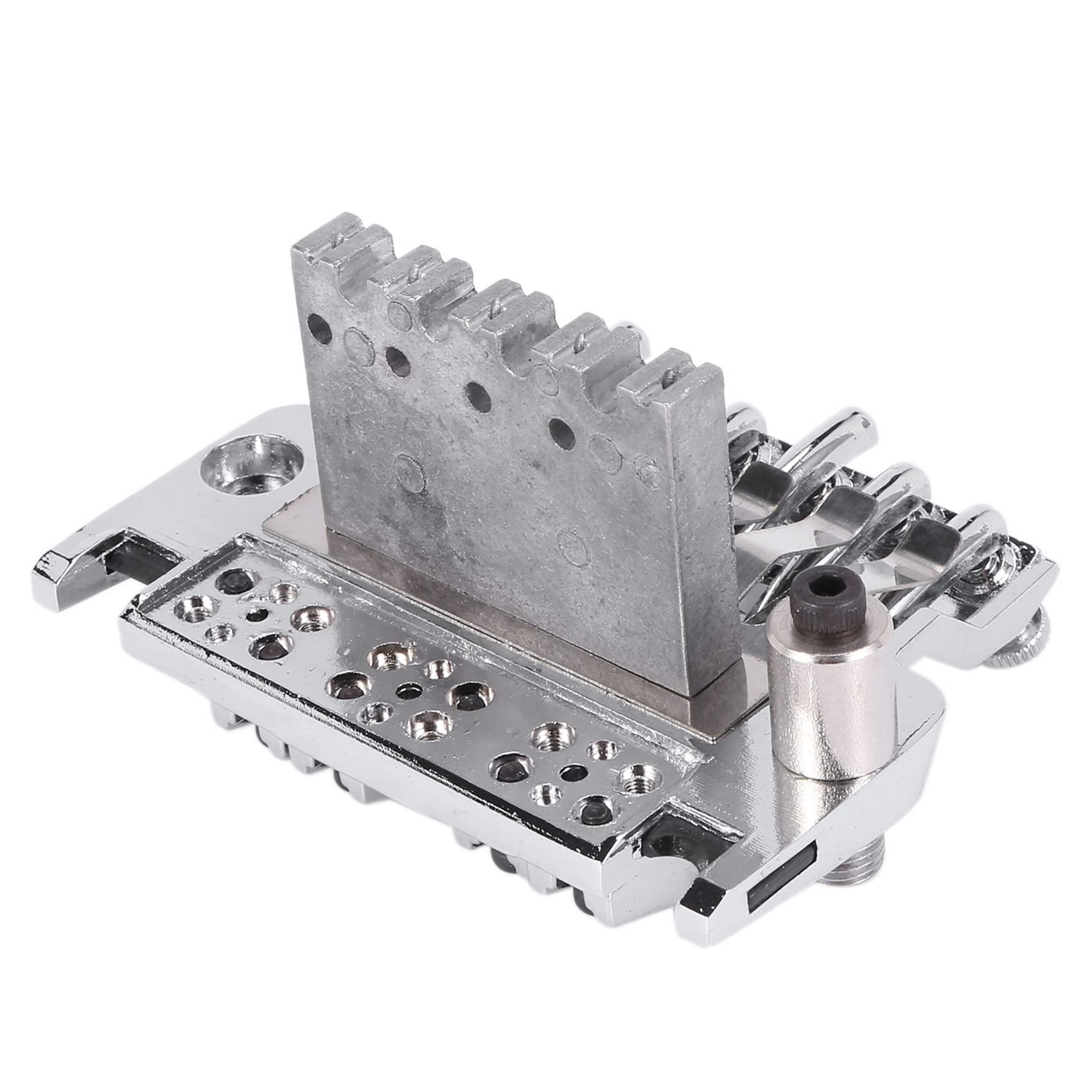FLFL Un Conjunto De Sistema De Bloqueo De Doble Puente De Tremolo Tirado De Guitarra Eléctrica Puente De Cuerdas Accesorios De Guitarra Piezas De Puente Sistema Puente Guitarra