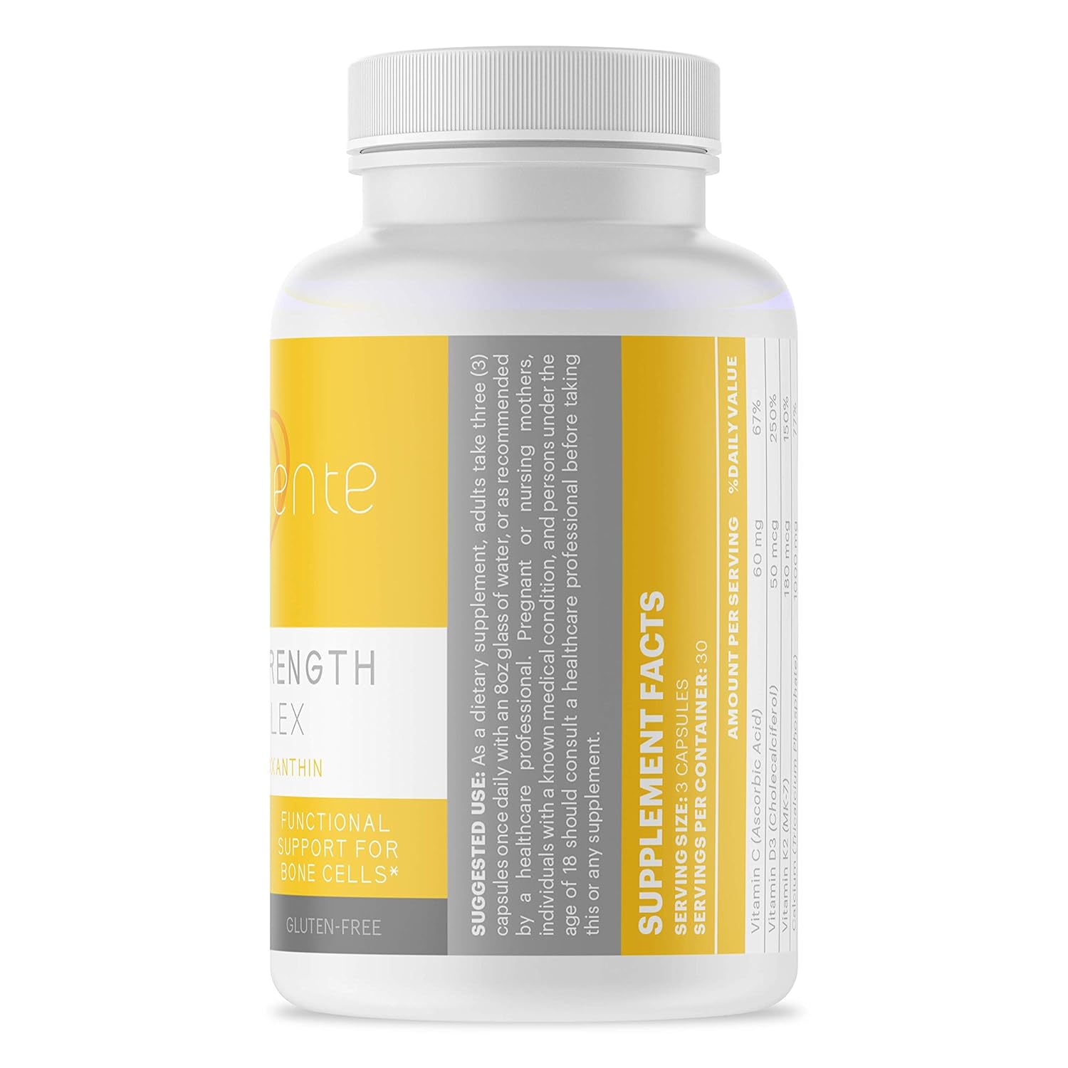 Juveriente Bone Strength Complex/A Dietary Therapy of a Japanese Traditional Fruit, Packed with Vitamin C, D3, K2, Calcium, Phosphorus, Food Grade Strontium and Boron / 90... 6 Juveriente Bone Strength Complex/A Dietary Therapy of a Japanese Traditional Fruit, Packed with Vitamin C, D3, K2, Calcium, Phosphorus, Food Grade Strontium and Boron / 90... - Image 4