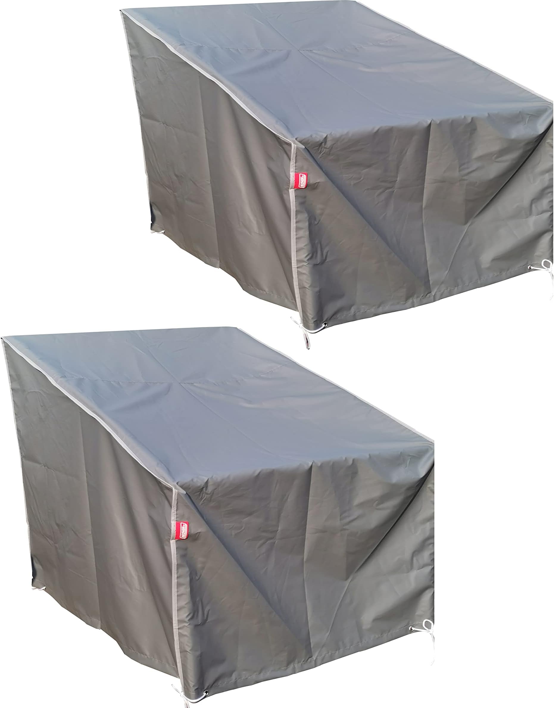 Tomudour Heavy-Duty Patio Chair Covers (2-Pack) – 600D Waterproof, 38"W X 31"D X 29"H