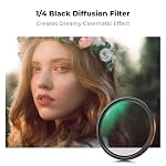 K&F CONCEPT Nano-X 82mm CPL+ND2-32+Black Diffusion 1/4 Magnetic kit, True Colors 28-Layer Coating, Hard Stop ND Filter, Optical Glass, Detachable Combination for Photography & Videography | 1s Swap Pack of 5 Filters + Magnetic Base Ring + Lens Cap Ki