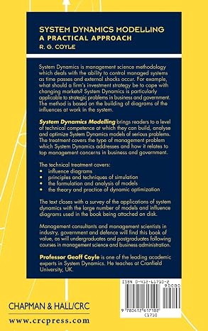 System Dynamics Modelling: A Practical Approach