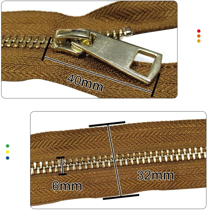 5/10 個 30/40/50/60/70/80 センチメートル 5# カラフルなオープンエンドオートロックゴールドメタルジッパー