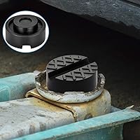 Vista 8 de Jack Pads Universal Trolley Floor Rubber Jack Disk Pad Adapter Rubber for Pinch Weld Side(2-Pack)