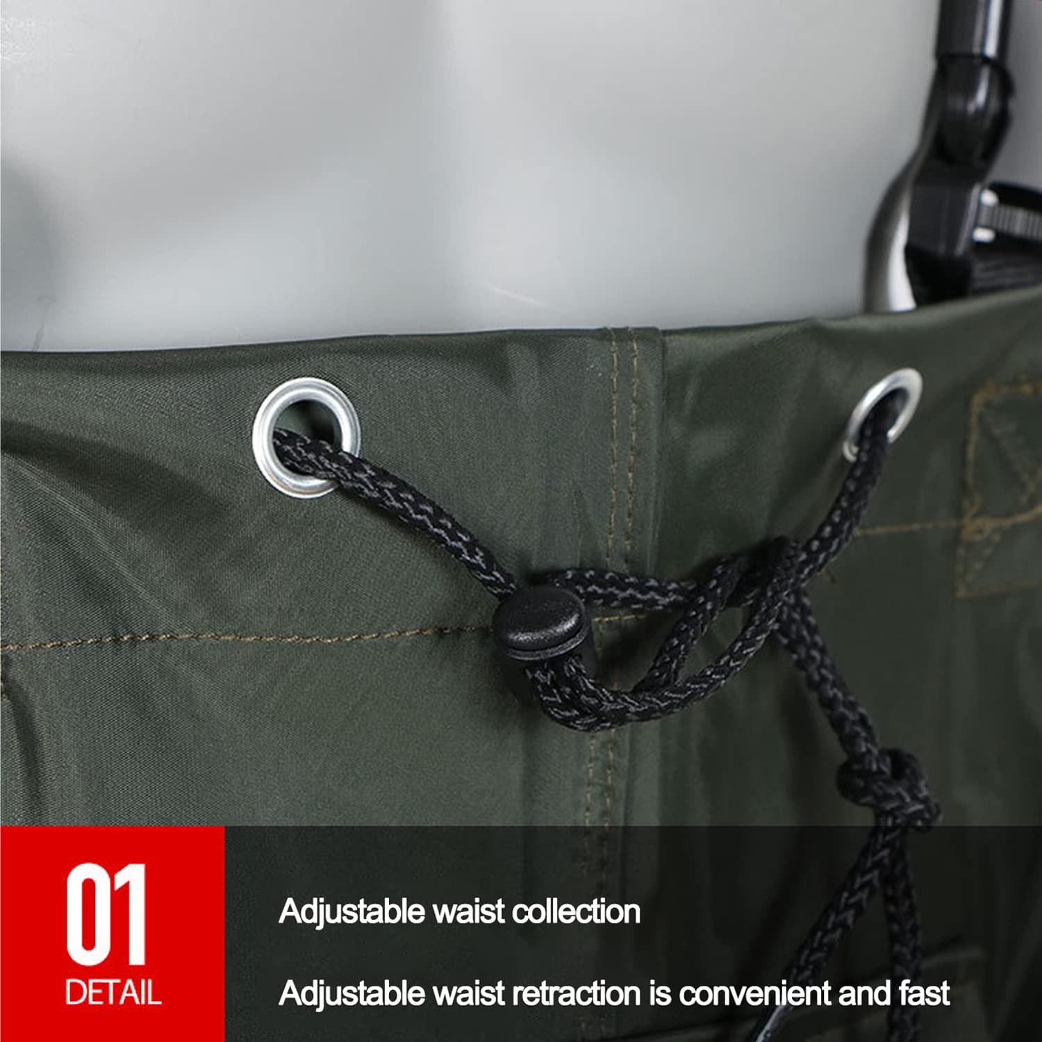 Wathose wasserdichte Herren Anglerhose Nylon mit Stiefeln Angelhose Atmungsaktive Wathosen Teichhose Angelbekleidung für Angeln Jagen Bootfahren Fliegenfischen