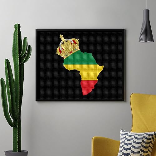 Miniatura 3 de African American Pride Full Square Drill Diamond Art Painting Kits for Adults Home Wall Art Decor Crafts