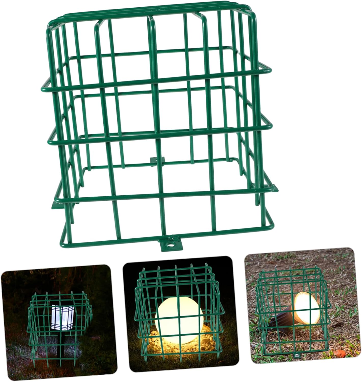 Abaodam Landscape Lighting Wire Dome Guard Durable Cage for Outdoor Spotlights Weather Resistant Protection for Garden Patio Lawn and Walkway Easy Installation and Optimized