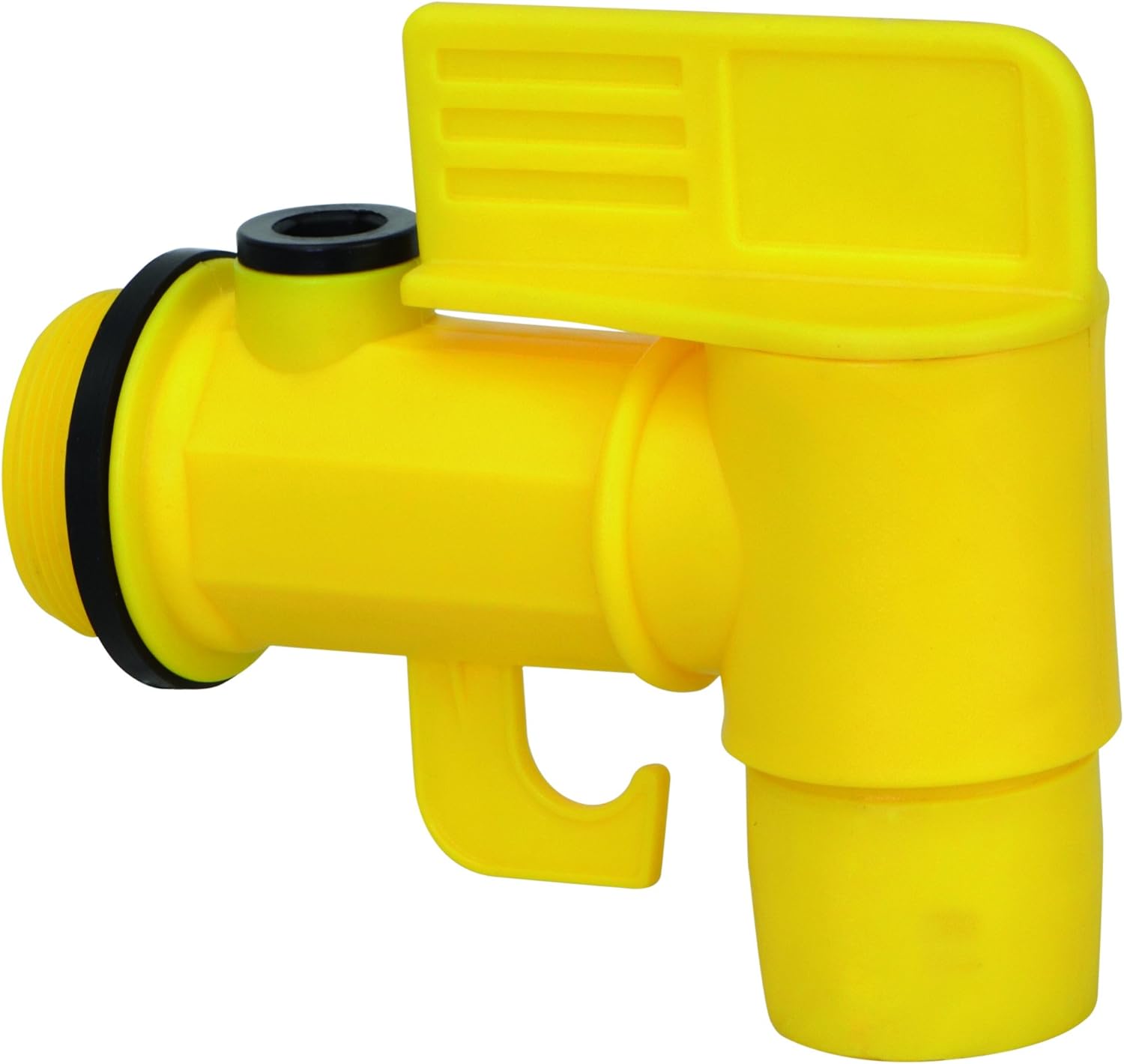 GROZ 2-inch Drum Faucet | Built-in Bucket Hangar | Sight Glass Port | Polyethylene Construction (44420): Industrial & Scientific