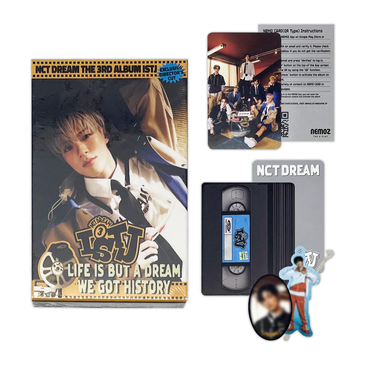 NCT DREAM - 3rd Album [ISTJ] (7DREAM QR Ver. - MARK Ver.) Package Box + Image Card + Sticker