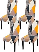 Vista 139 de JQinHome 6 fundas protectoras para sillas de comedor, de alta elasticidad, extraíbles y lavables, para el hogar, fiesta, hotel, ceremonia de boda