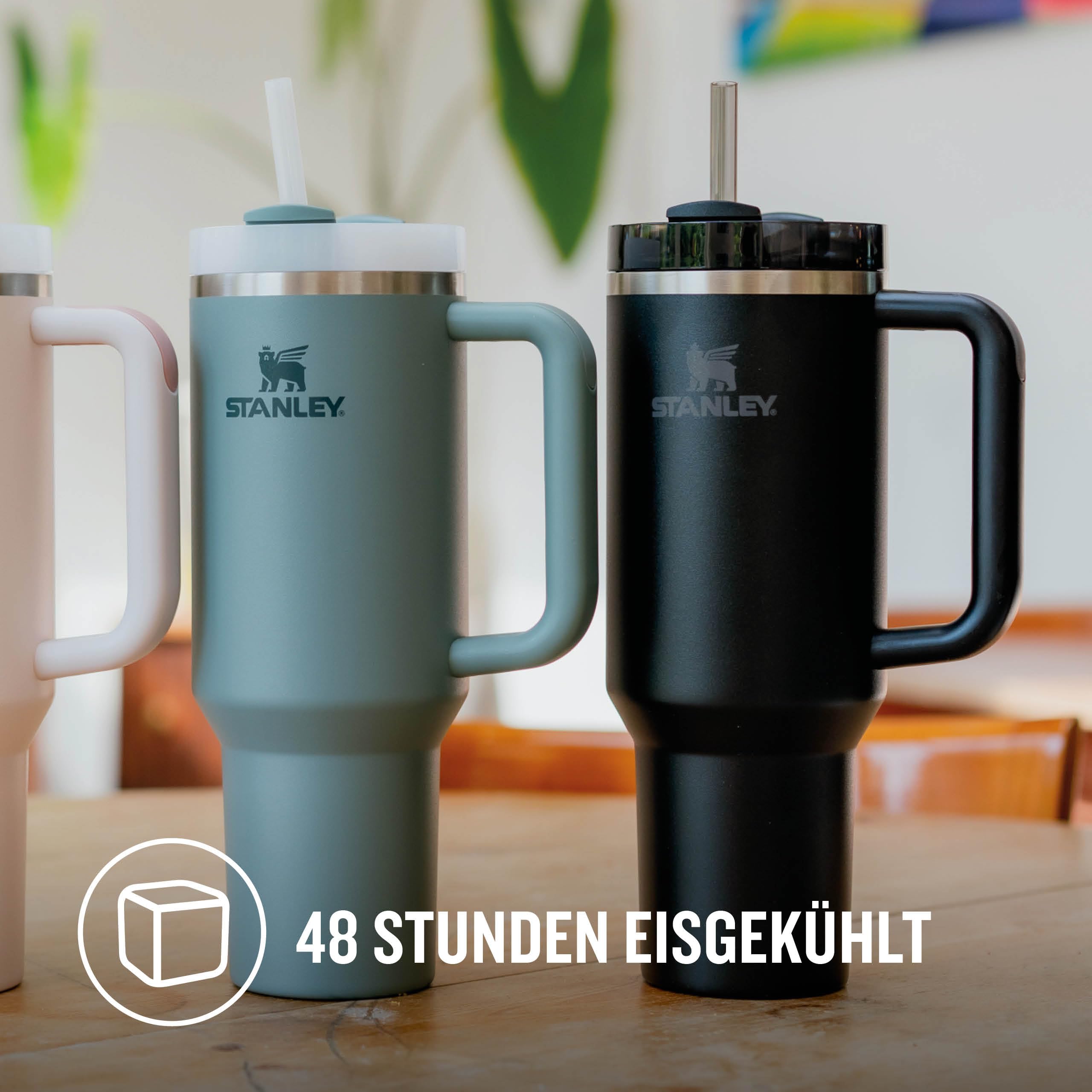 STANLEY Quencher H2.0 Flowstate Trinkflasche Mit Strohhalm 1.2L - Thermobecher Kühlt 11 Stunden -... Ansicht 5