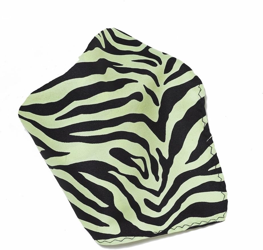 Colorful Zebra Design Hankerchief Pocket Square Hanky Men's Handkerchiefs