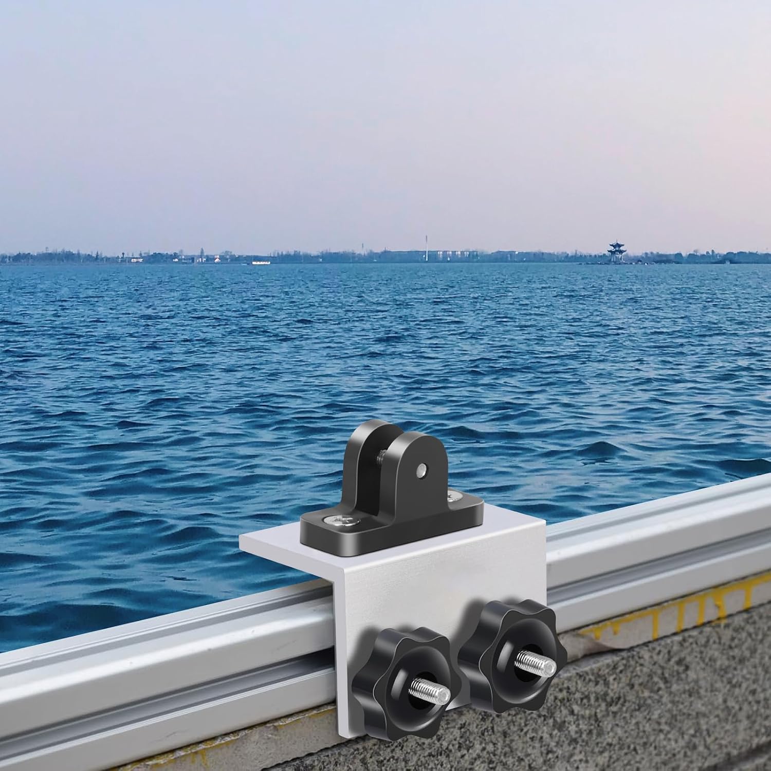 Bimini Top Brackets/Canopy Bracket with Aluminum Boat Track Bracket Base for Versatrack System/Bass Tracker/Track Boat Accessories