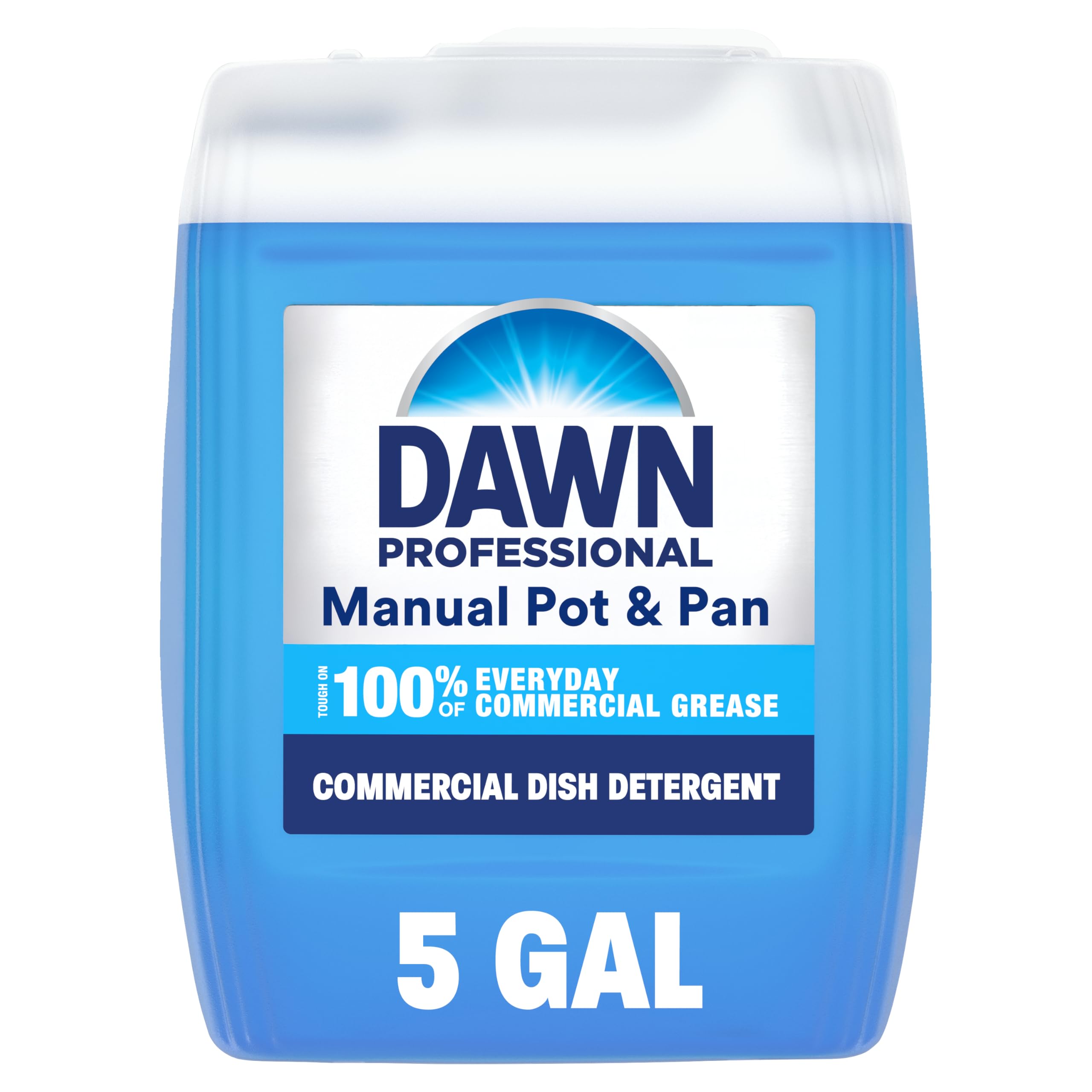 Dishwashing Liquid Soap Detergent by Dawn Professional, Bulk Degreaser Removes Greasy Foods from Pots, Pans and Dishes in Commercial Restaurant Kitchens,Regular Scent, 5 gal.