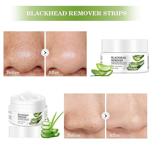 Miniatura 4 de 120 tiras de poros para plantas de nariz de puntos negros, tiras removedoras de puntos negros con ácido salicílico, tiras de limpieza profunda para