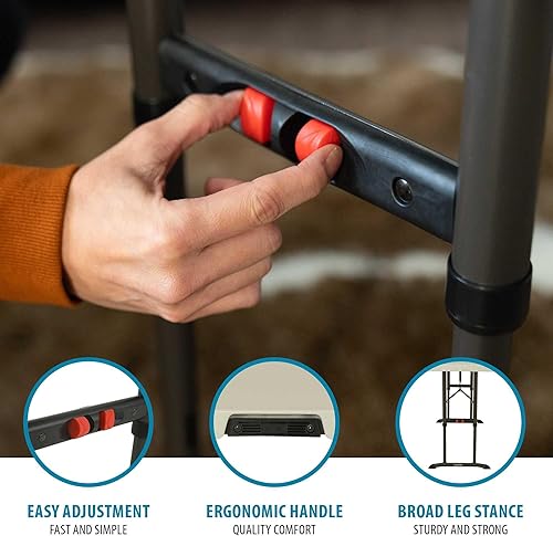 Miniatura 5 de LIFETIME 80387 Mesa plegable ajustable comercial de 4 pies, almendra