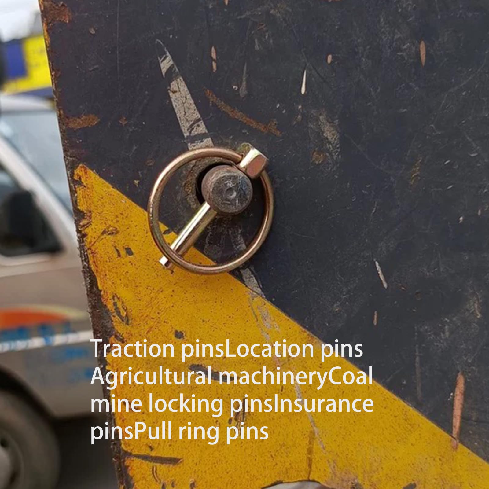 8pcs 8MM Heavy Duty Linch Pin Assortment Kit for Trailer Tractor Trolley Mechanical, Gold - Image 4