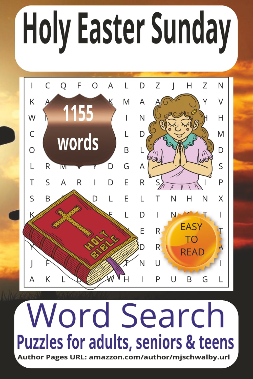 Holy Easter Sunday: Discover inspiring word searches centered on Easter blessings, hope, and renewal. Designed with clear, easy-to-read print, this ... holiday fun, and thoughtful gifting.