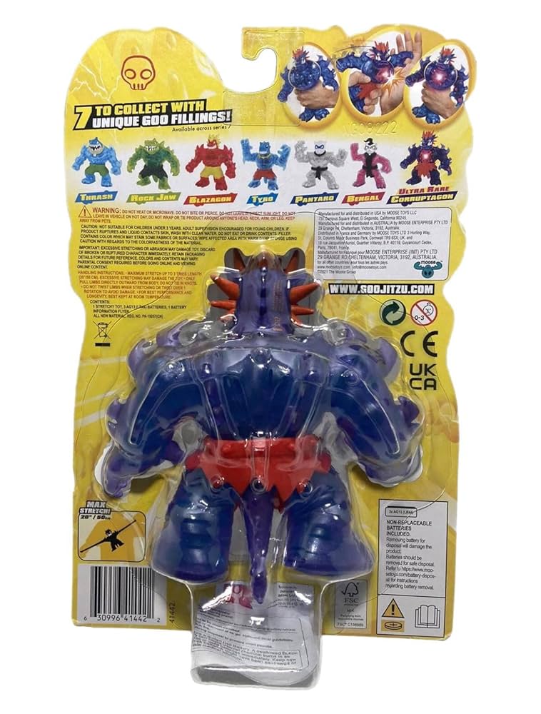 WEAK TOYS kuchigon クチゴン　ソフビ　1st スーフェス Heroes of Goo Jit Zu Goo Shifters Thrash Hero Pack. Super