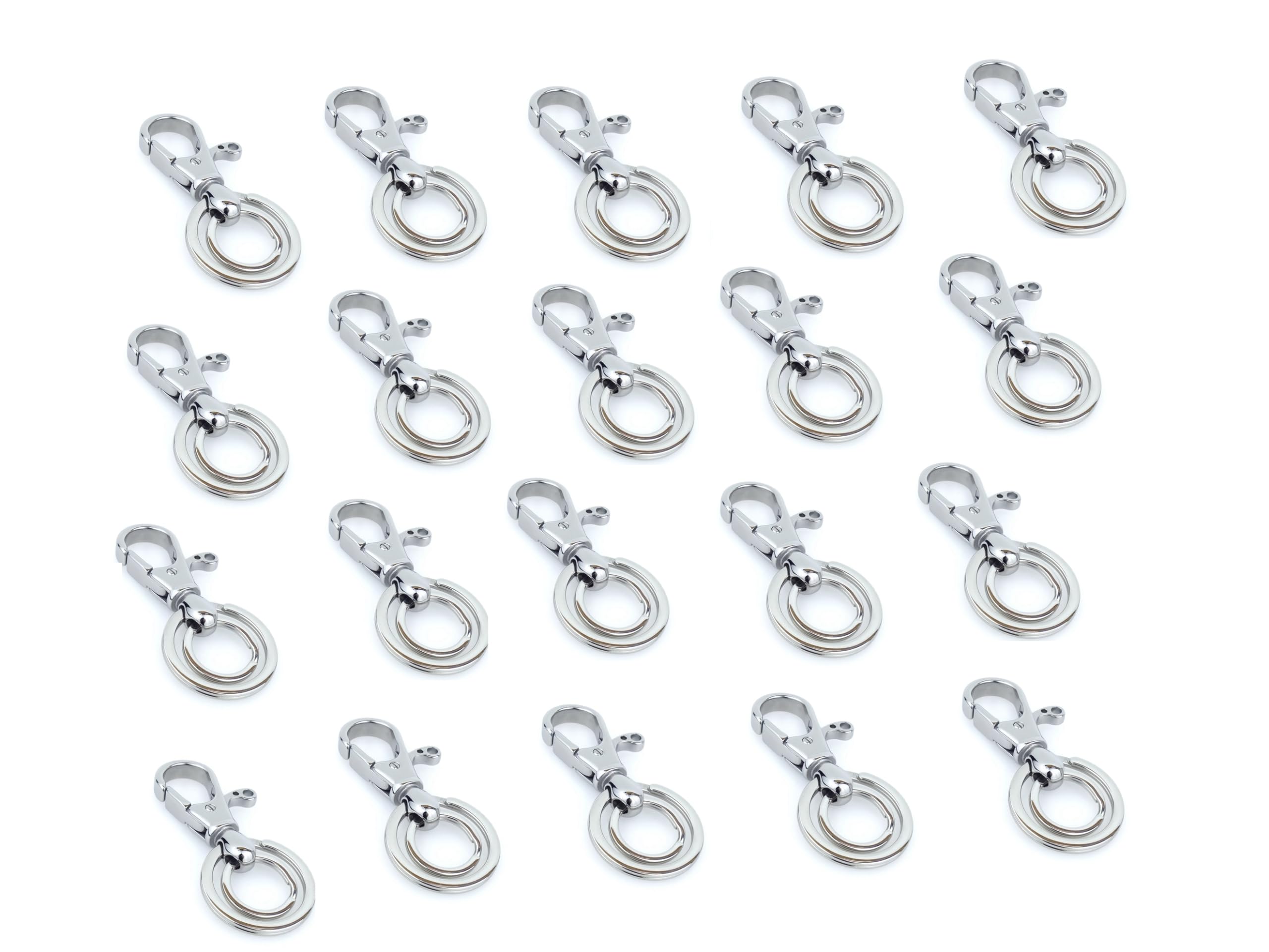 awalkonda Steel Silver Key chain ring with hook for Keys Unisex Rings for Men and women Best for Gifting and Personal use-picture-38