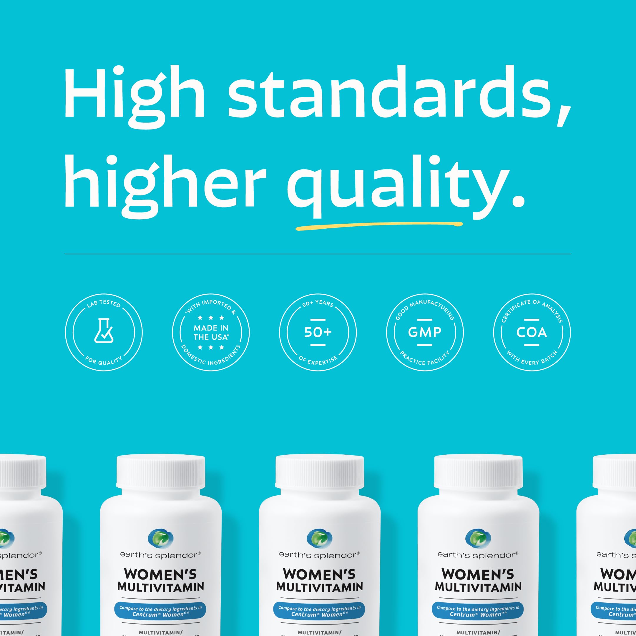 Womens Multivitamin Immune Metabolism Biotin Minerals — Amazon image 2