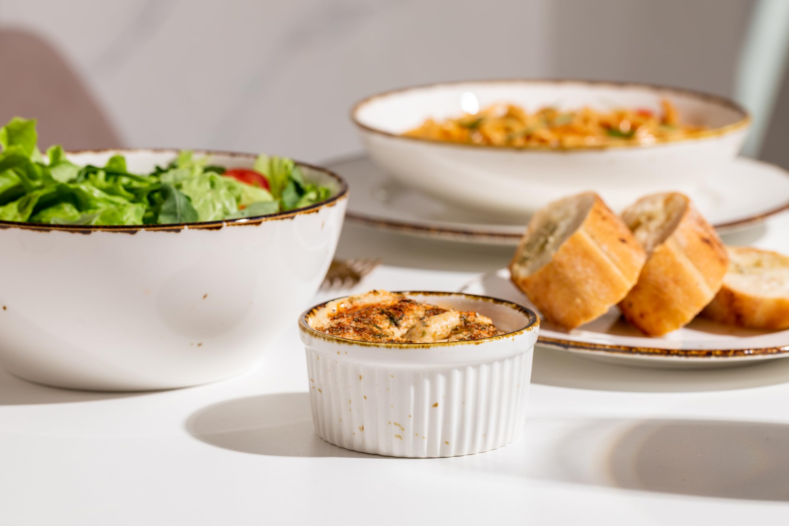 Custard Le Creuset Creme Brulee Dish LE TAUCI Ramekins Oz, Creme