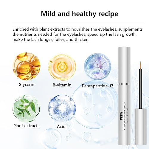 Miniatura 2 de Sérum de pestañas Sérum de pestañas Suero de crecimiento de pestañas Suero avanzado para pestañas y cejas más gruesas y largas.