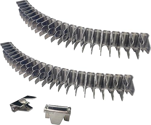 Elegent Upholstery Clips de alambre de estancia sofá silla asiento bobina primavera reparación montaje - 40 clips