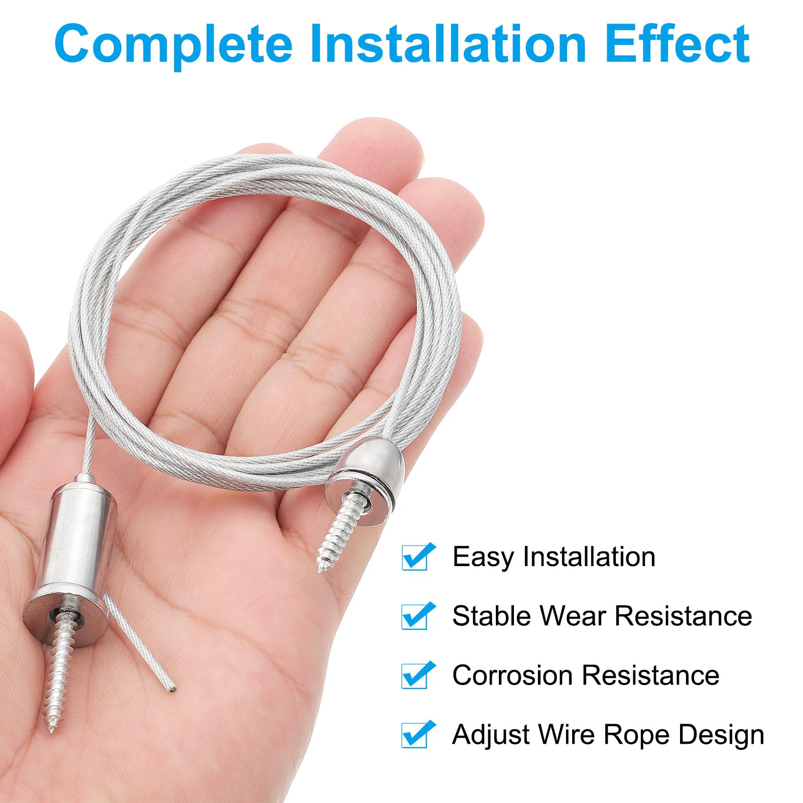 PATIKIL Ceiling Hanging Wire Cable Kit - Image 3