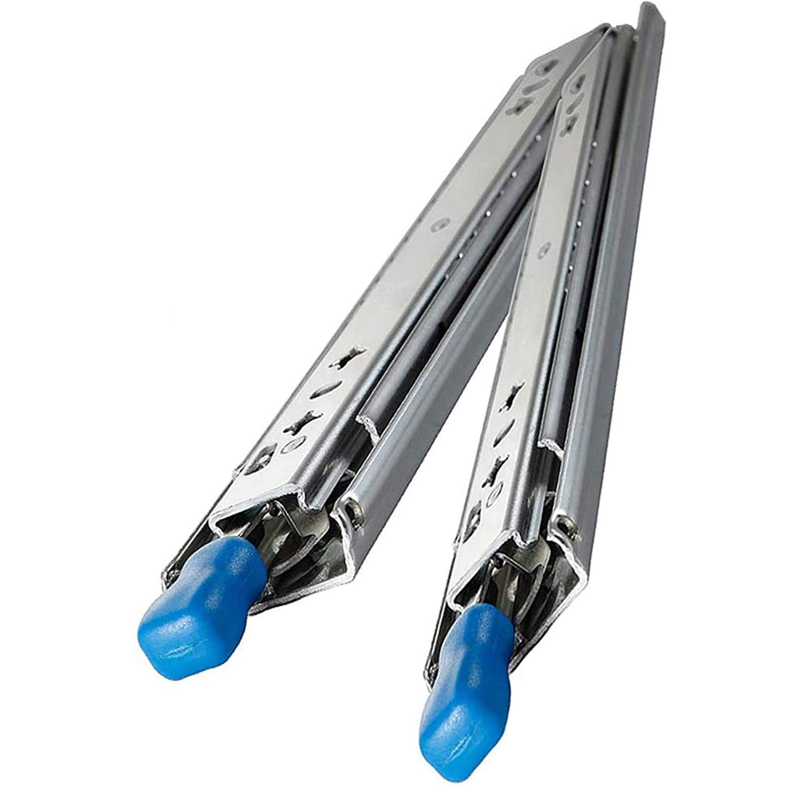 Buy HLMBQ Drawer runners slides soft close Locking Devices Ball Bearing,Side ed Drawer Rails,for