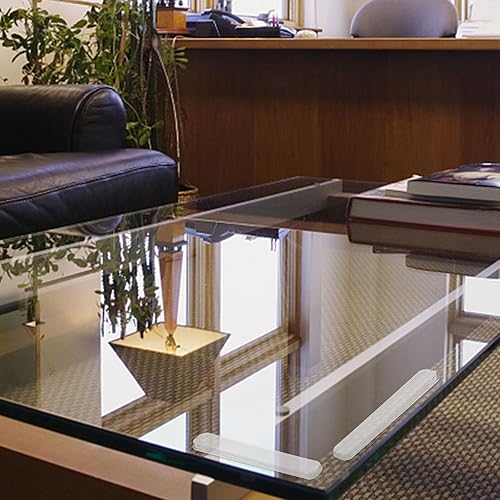 Miniatura 9 de Operitacx Protector de pared transparente para pomo de puerta de 2 hojas para manijas de puerta de casa y más fácil de instalar