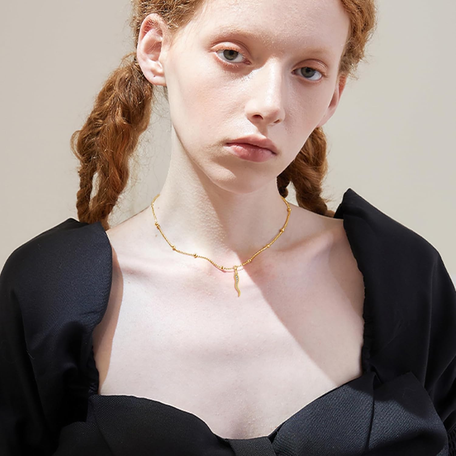 ONEFINITY Norse Necklace 925 Sterling Silver Celtic Knot/Witches Knot/Thor Hammer/Claddagh/Italian Horn Pendant Necklace Abalone Shell Viking Mjolnir Jewelry Mothers Gifts for Women Mom Grandma - Image 2