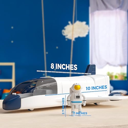 Miniatura 6 de Lollipop Juguete de transbordador espacial Explore The Universe Space juguetes STEM, juguetes del espacio exterior, figura de astronauta y juguetes